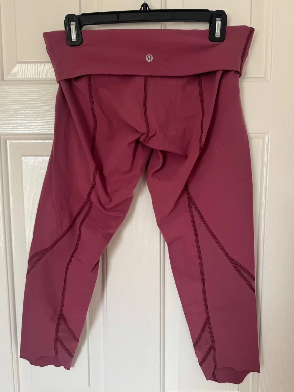 Lululemon Fold-Over Waist Capri Leggings
